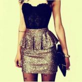 vestido peplum